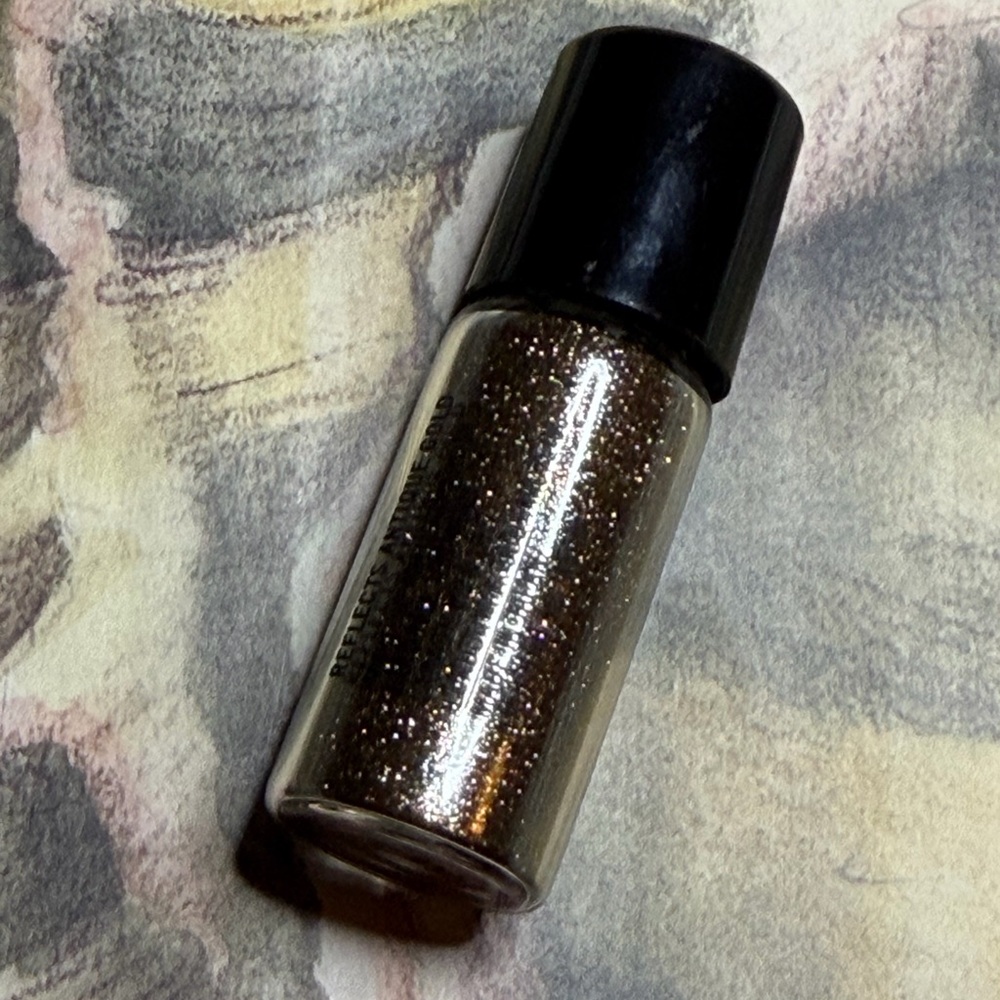 For dolcelover21 ONLY! MAC COSMETICS 2 NEW REFLECTS ANTIQUE GOLD Glitter VIALS - Picture 3 of 5